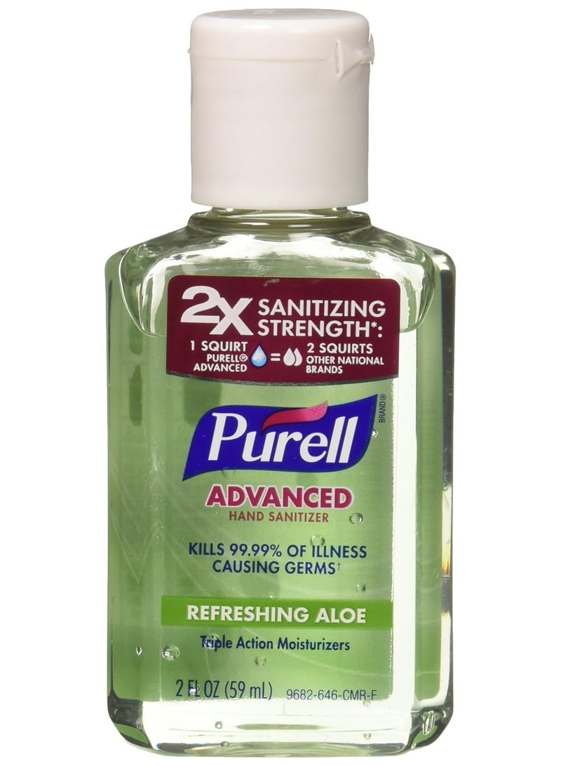 Purell Hand Sanitizer with Aloe, 2 Fl Oz (Pack of 6)
