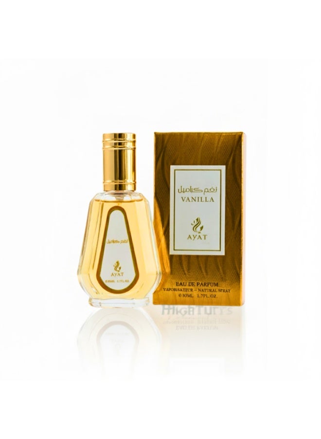 Ayat Perfumes Vanilla Eau de Parfum 50 ml – Madagascar Vanilla, Tonka & Amber – Long-Lasting Unisex Perfume Made in Dubai - Image 2