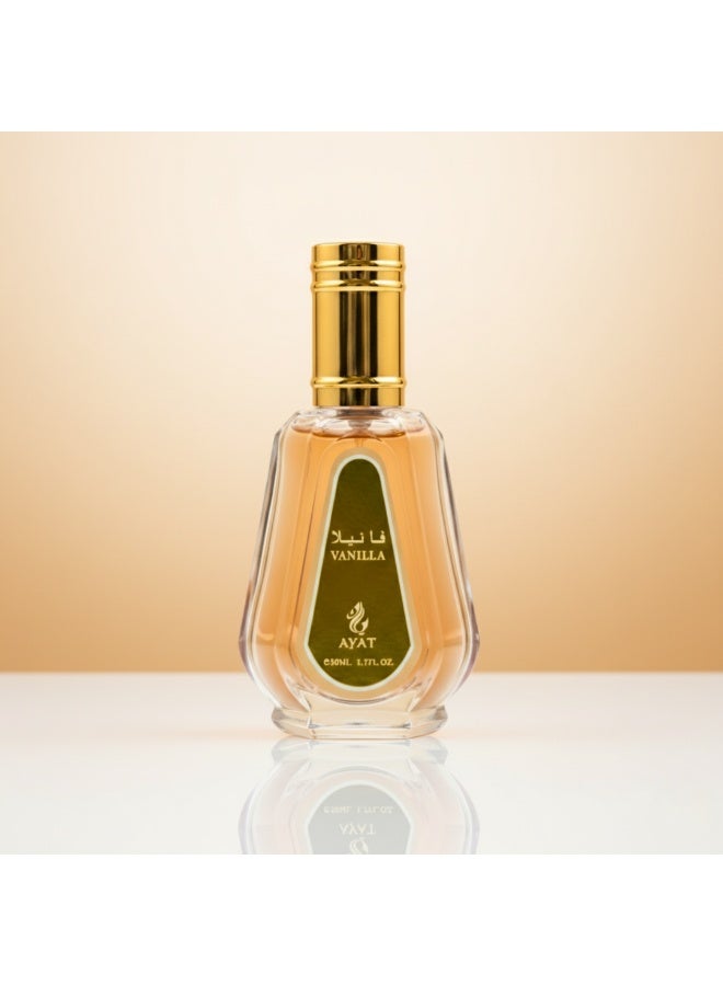 Ayat Perfumes Vanilla Eau de Parfum 50 ml – Madagascar Vanilla, Tonka & Amber – Long-Lasting Unisex Perfume Made in Dubai - Image 5