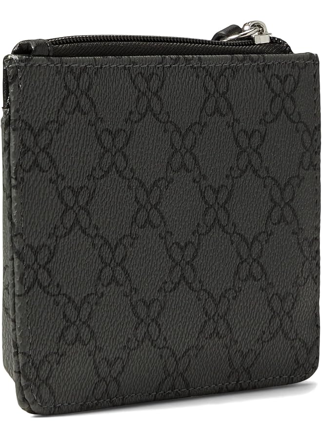 NINE WEST Billetera Jollie Double Side Zipper Bag Jet Black - Image 2