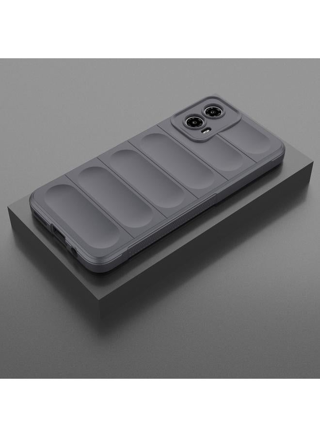 اس-توب جراب لهاتف Motorola Moto G34 5G Magic Shield TPU + جراب هاتف من الفلانيل - Image 2