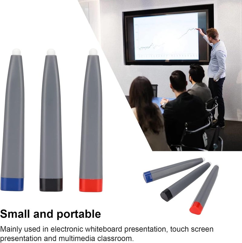 3PCS Touch Screen Pen, ABS Material Wide Application Infrared Tablet Stylus for Pressure Sensors Optical Whiteboards Interactive Tablets Touch Screen Multimedia Classroom - Image 5
