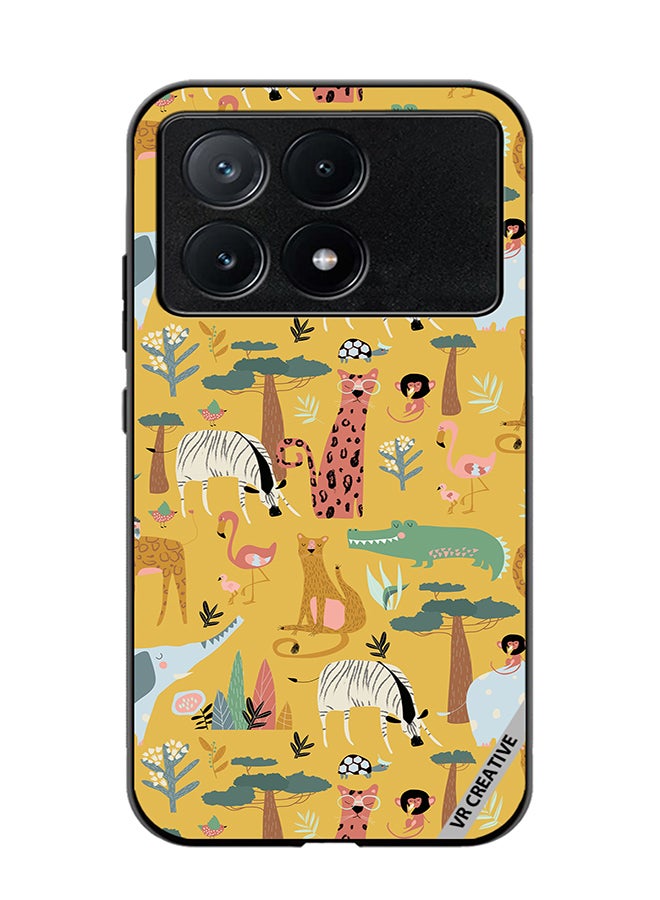 VR CREATIVE Protective Case Cover For Xiaomi Poco X6 Pro Animals In The Wild Design Multicolour - Image 1