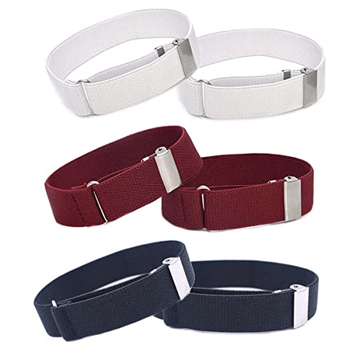 Cyprinus Carpio Elastic Adjustable Armband Shirt Garter Sleeve Holders (3Pair-1W) - Image 1