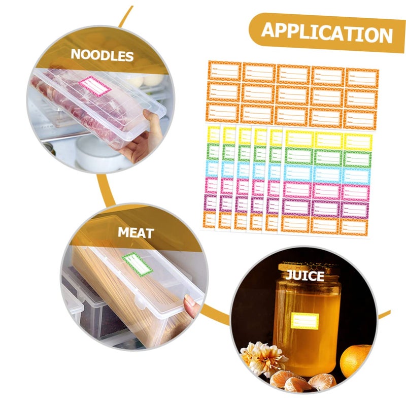 Removable Kitchen Labels 360pcs Blank Stickers For Food Containers And Freezer - Image 3