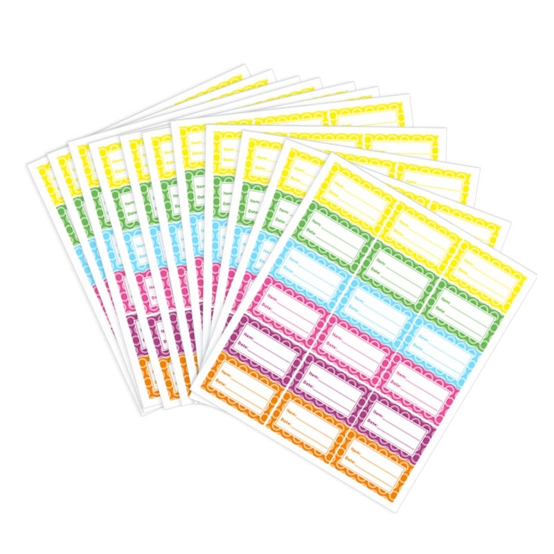 Removable Kitchen Labels 360pcs Blank Stickers For Food Containers And Freezer - Image 2