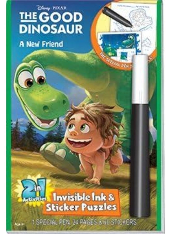 The Good Dinosaur A New Friend Invisible Ink & Sticker Puzzles
