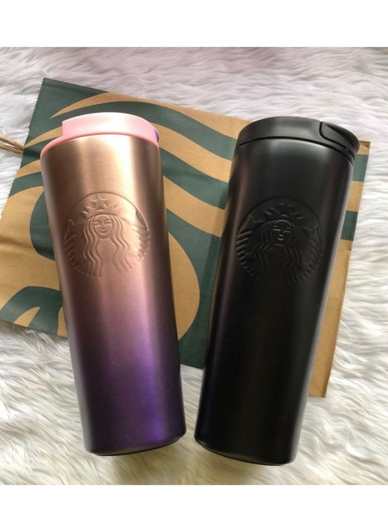 STARBUCK - Starbucks Coffee Mug Stainless Steel Vacuum Ice and Hot Drinks Insulated Tumbler for Home Office Outdoor Works 20oz - Image 1