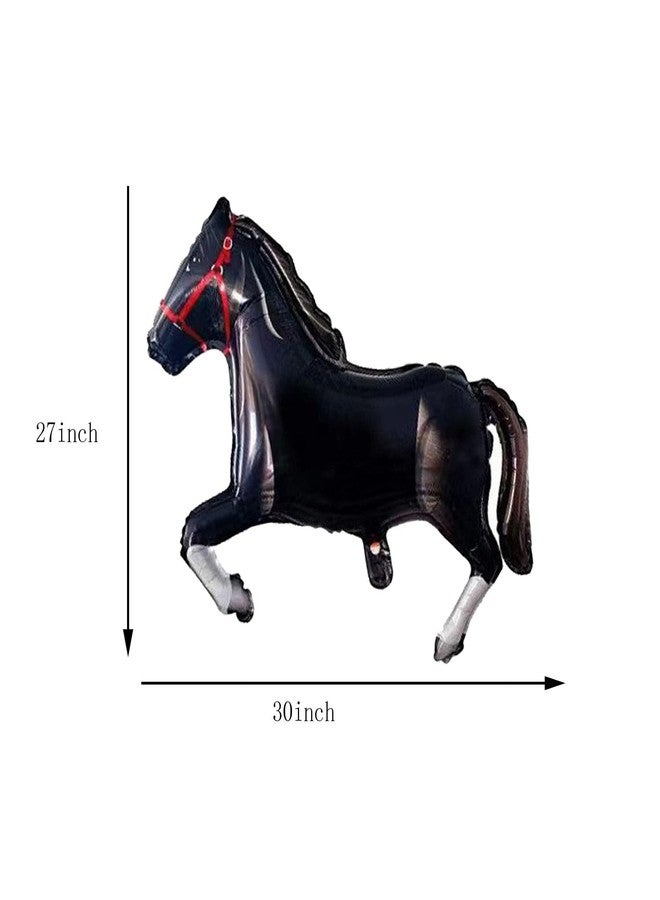 CSTYWC 6PCS Horse Foil Balloon Horse-Shaped Balloons Aluminum Horse Themed Party Balloons for Horse Themed Birthday Decorations Baby Shower Cowboy Party - Image 4