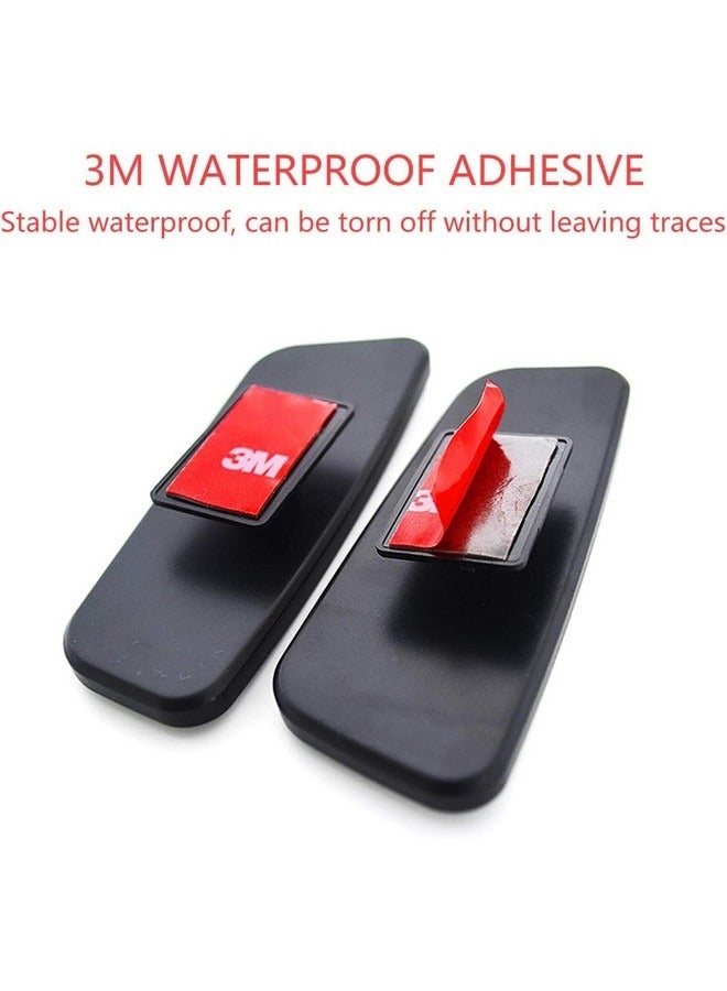 بيوينتي مرآة النقطة العمياء، مرآة مستطيلة قابلة للتعديل بزاوية واسعة عالمية للسيارات العالمية (لاصق، قطعتان) - Image 5