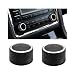 Ywdiml 2PCS Car Volume Control Radio Knob Vehicle Rear Audio Knob Button Replaces 22912547 Automotive Rear Radio Repair Stereo Button Kit Compatible with Enclave Acadia Yukon - Image 2