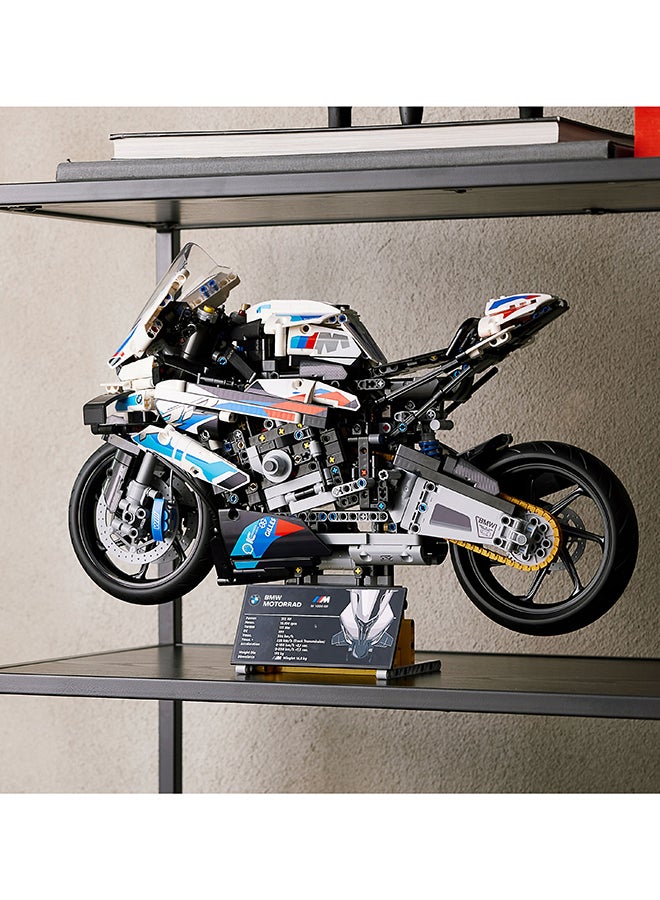 ليغو مجموعة نموذج الدراجة النارية  BMW M 1000 RR من LEGO® Technic للبالغين؛ استمتعوا ببناء نموذج عرض فاخر للدراجة النارية (1925 قطعة) - Image 4