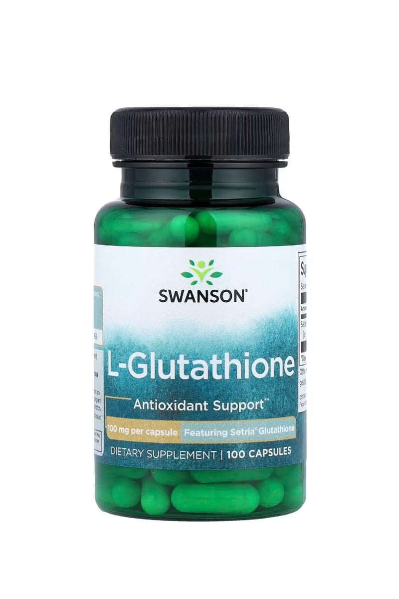 سوانسون إل-جلوتاثيون 100 ملغ 100 كبسولة - Image 1