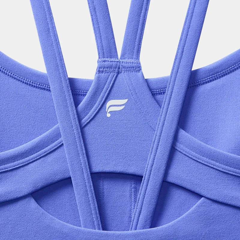 Fabletics Blue Women's Principal Longline Medium-Support Training Sports Bra for Women | Best Price UAE