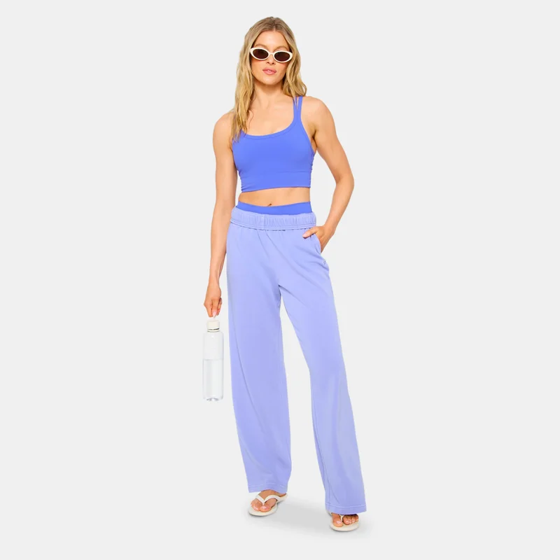 Fabletics Blue Women's Principal Longline Medium-Support Training Sports Bra for Women | Best Price UAE