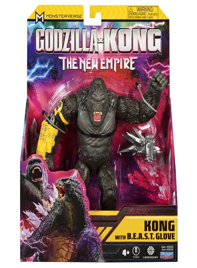 Playmates Godzilla x Kong 6” Kong w/B.E.A.S.T. Glove by Playmates Toys - Image 3