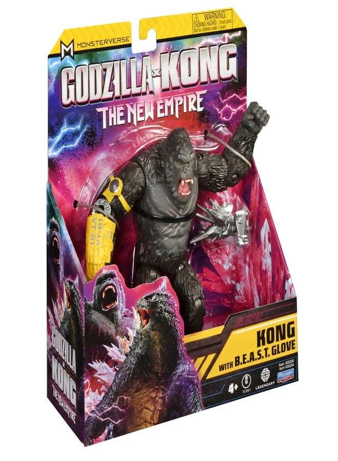 Playmates Godzilla x Kong 6” Kong w/B.E.A.S.T. Glove by Playmates Toys - Image 5