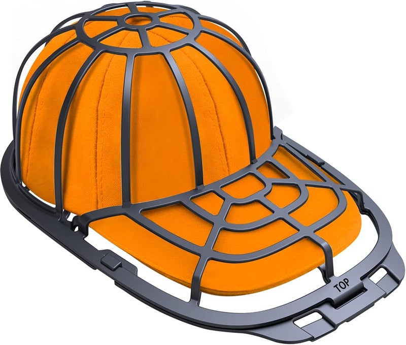 Haiou Hat Washer Cage Hat Cleaner for Baseball Caps Fit for Adults and Kids Hats (Black) - Image 1