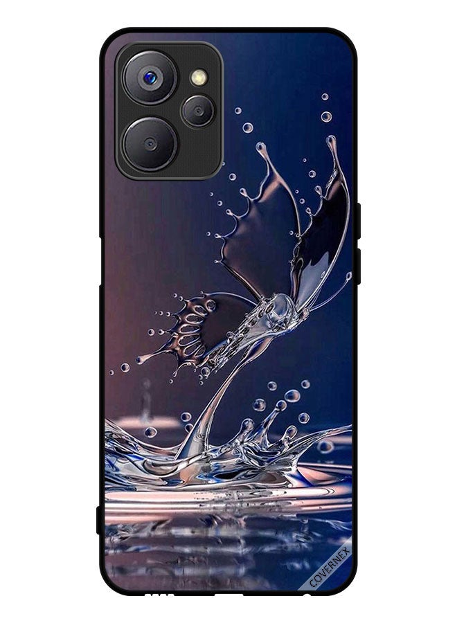 Covernex غطاء حماية لجهاز ريال مي 10 بتصميم قطرات الماء والفراشة - Image 1