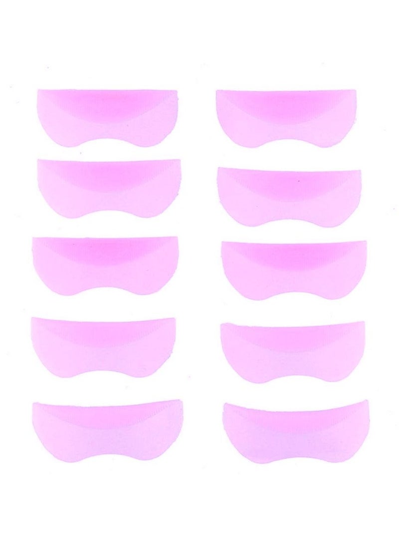 Eyelash Silicone Pads Soft and Comfortable Eye Lash Perm Pads Easy to Use Eyelash Lifting Silicone Pad with 5 Different Sizes 10pcs
