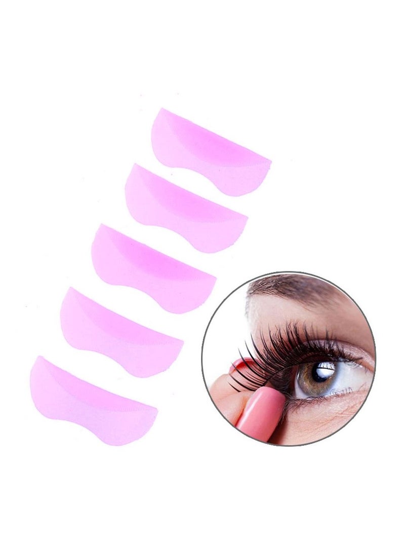 Eyelash Silicone Pads Soft and Comfortable Eye Lash Perm Pads Easy to Use Eyelash Lifting Silicone Pad with 5 Different Sizes 10pcs