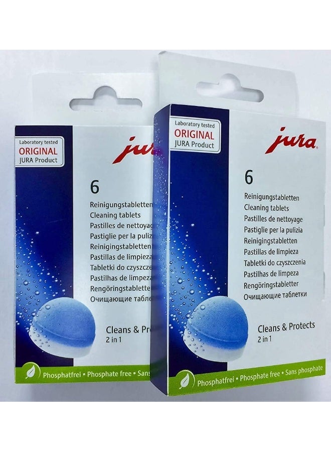 jura Cleaning Tablets For All -Capresso Espresso Machine and Automatic Coffee Centers, 12 Count 