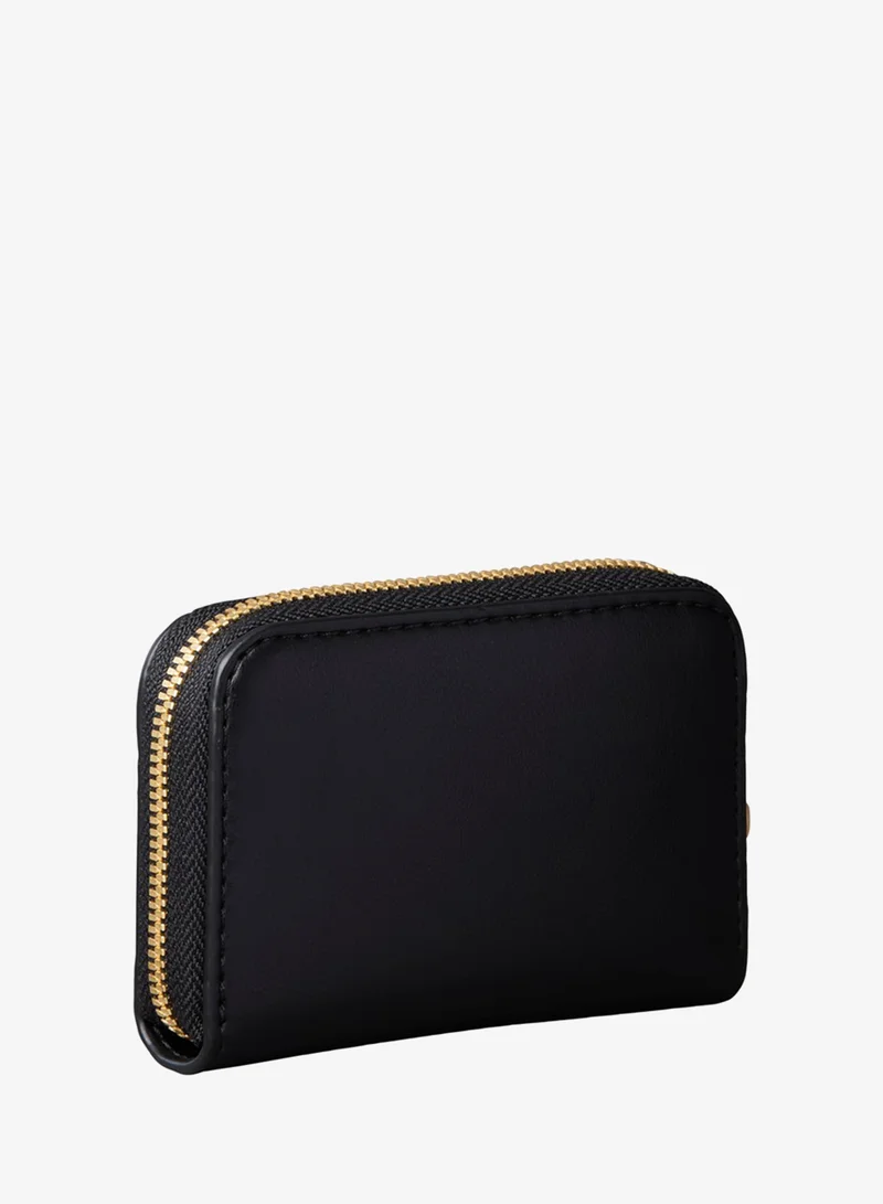 Calvin Klein Textured Logo Zip-Around Wallet