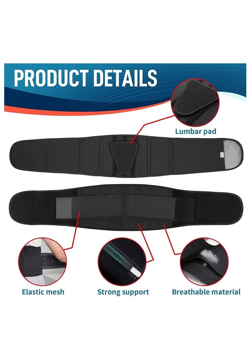 Cool Baby COOLBABY Waist Support Belt Suitable For Men And Women Back Support Belt Breathable Lumbar Support Belt Lumbar Cushion Relieve Low Back Pain Relieve Herniated Disc Sciatica Scoliosis XL Size - Image 3