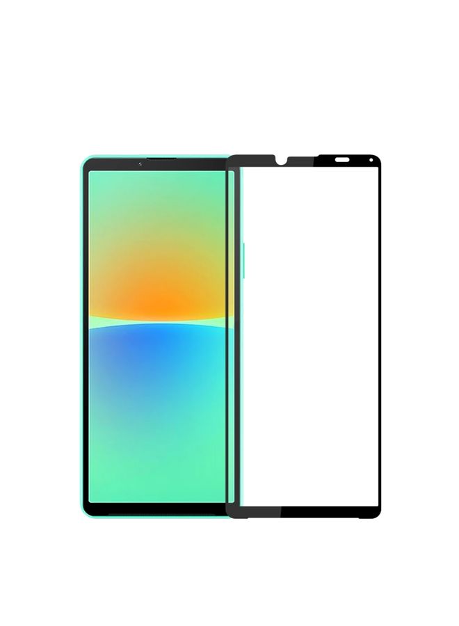 Screen Protector For Sony Xperia 10 IV PINWUYO 9H 2.5D Full Screen Tempered Glass Film(Black)