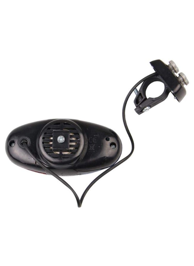 KASTWAVE Practical Bicycle Police Front Light Warning Siren Cycling Electric Horn Bell With 6 LED - Image 5