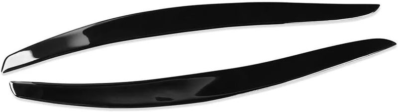 Vuzmode Gloss Black Headlight Eyelid Trim for BMW 3 Series - Image 1