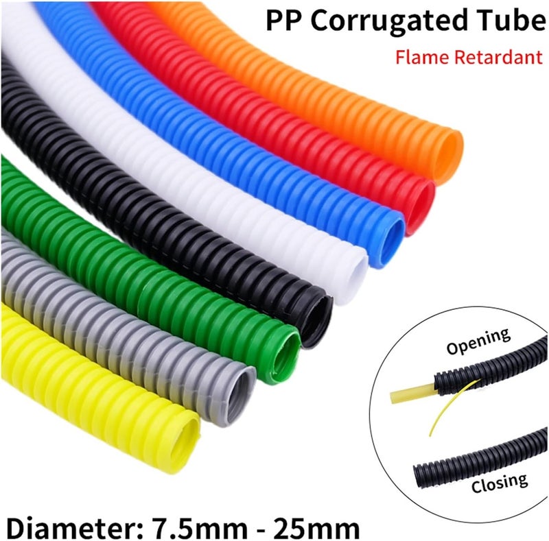 Licensed warehouse stored goods Spiral Wrap Cable Tube 7.5mm to 25mm 5M PP Insulated Split Wire Loom Protection Sleeve for Auto Line Pipe Harness Threading(White Closed,OD 5.5 X OD 7.5MM1M) Surface safe All-in-one local deliver plan Non sticky surface All usage compatible Practical versatile construction Certified local stock Various size alternatives Full village delivery cover Easy transit optimized build Modern versatile shape Neat shape Elegant practical design Multi usage Flexible purchase choices Multi-style matching design All consumer tier purchase options Market diverse application fit Easy clean surface Ready order processing Multi item matching All-scene compatible build Light & sturdy Flexible use switching Classic practical design - Image 2