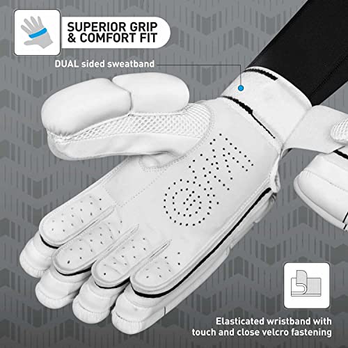 GM 303 Leather Cricket Batting Gloves for Mens, Size - Boys, Right Hand - Image 2