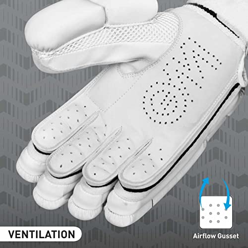 GM 303 Leather Cricket Batting Gloves for Mens, Size - Boys, Right Hand - Image 5
