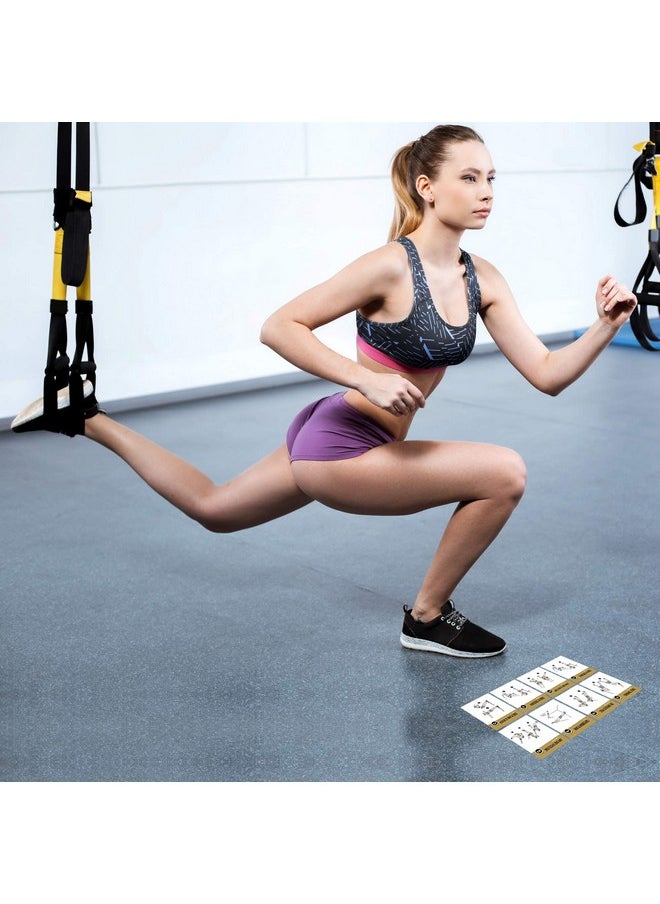 NewMe Fitness - Suspension Workout Cards Instructional Fitness Deck For Women & Men Beginner Fitness Guide To Training Exercises At Home Or Gym (Suspension Vol 2) - Image 1
