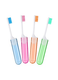 Sibba Toothbrush Covers 4 Pieces Folding Manual Toothbrushes Case Travel Kit Soft Bristles Tooth Brushes Mini Size Portable Brush Coverings Wrapped for Men Women Childrens Toddler - pzsku/Z9929E4A79D4BD869F5D3Z/45/_/1736426483/84de9091-69e6-425e-bdb4-0d63e39bba0f