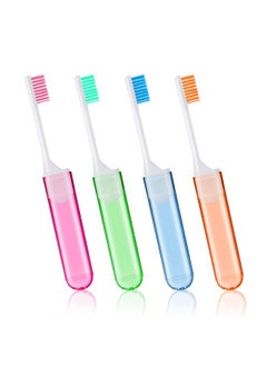 Sibba Toothbrush Covers 4 Pieces Folding Manual Toothbrushes Case Travel Kit Soft Bristles Tooth Brushes Mini Size Portable Brush Coverings Wrapped for Men Women Childrens Toddler - pzsku/Z9929E4A79D4BD869F5D3Z/45/_/1736426490/628412cc-24a5-44be-92eb-fca9bc5c16ae