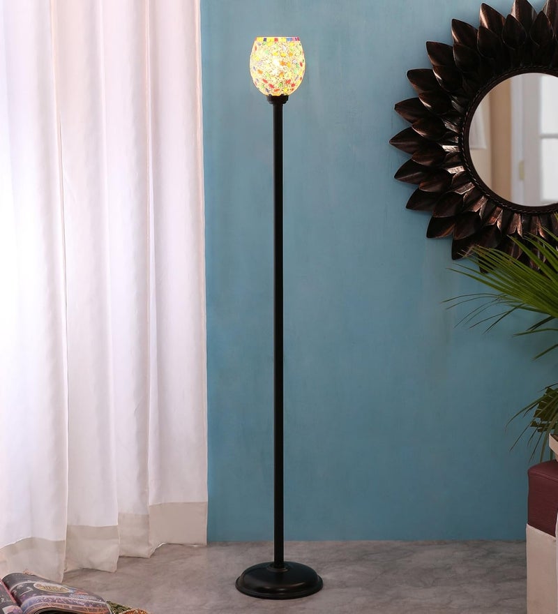 AMDHOME AF63Mosaic Multicolor Designer Standing Floor Lamps - Image 1