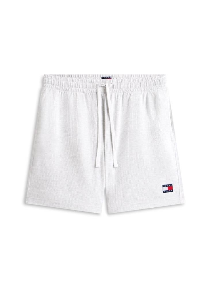 TOMMY JEANS Logo Waffle Knit Sweat Shorts - Image 5