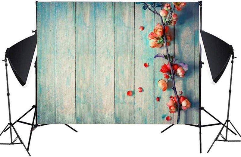 Wood Backdrop Brown Wooden Photo Background Wood Plank Texture Photography Background, Imitation Wood Graphic Photography Props 3D Photo Background (E)