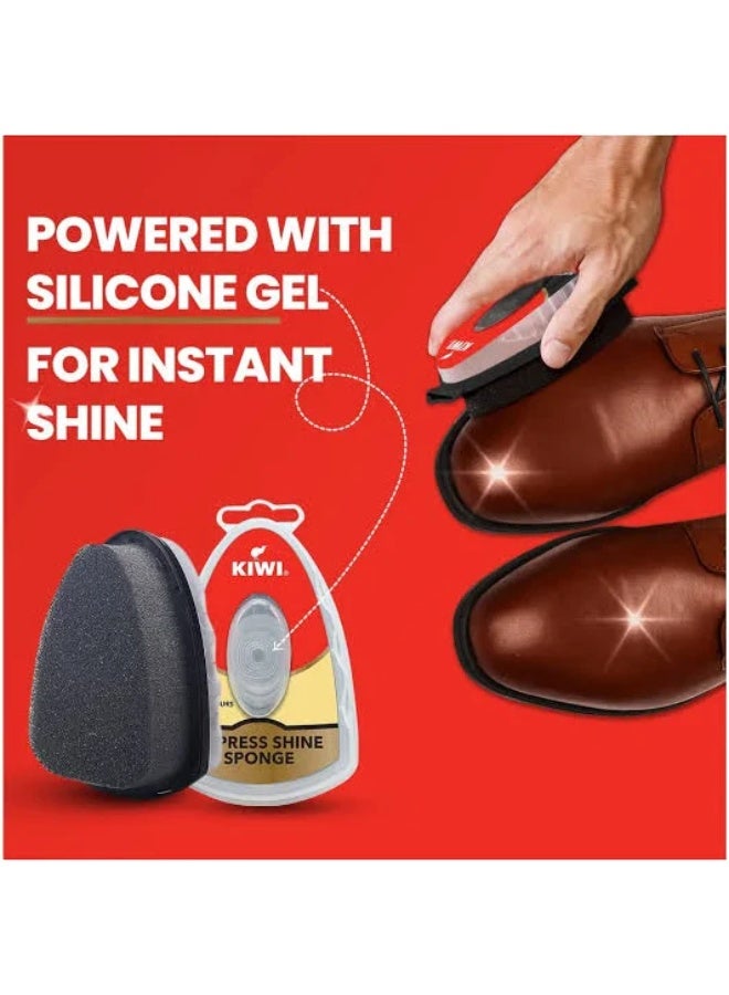 كيوي إسفنجة تلميع الأحذية كيوي إكسبريس، محايدة، 0.2 أونصة سائلة (عبوة من قطعتين) - Image 3