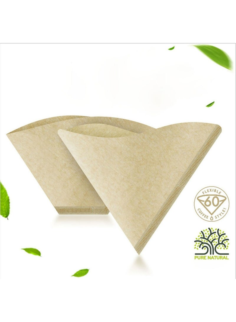 VILILY 4 Box-100-Piece Coffee  Paper Filter Beige 13.4cm  - Image 3