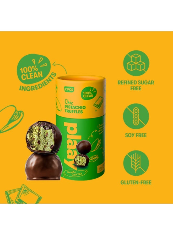 Plaay Pistachio Chocolate Truffles 10x30g - Image 3