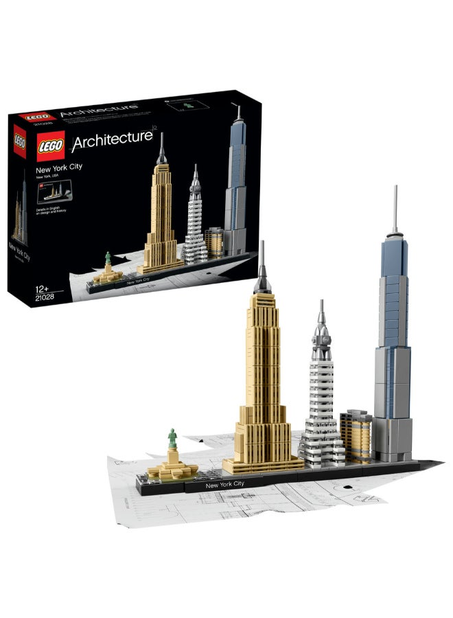 LEGO ArchitectureNew York City, USA 21028 (Age 12+, 598 Pieces) - Image 1
