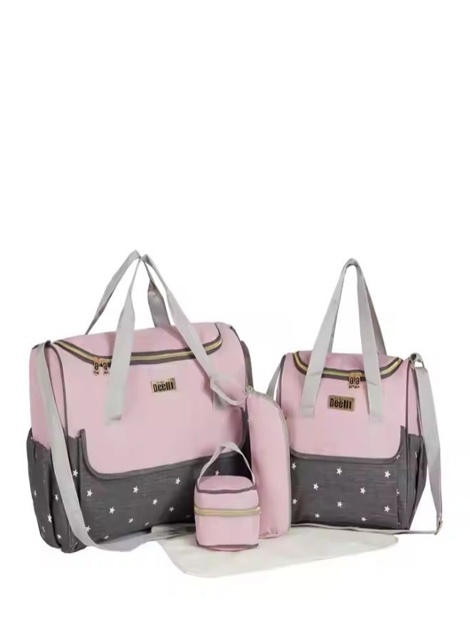 بيلانينا مجموعة حقيبة سفر متعددة الاستخدامات للأمهات سعة كبيرة حقيبة حفاضات - Image 1