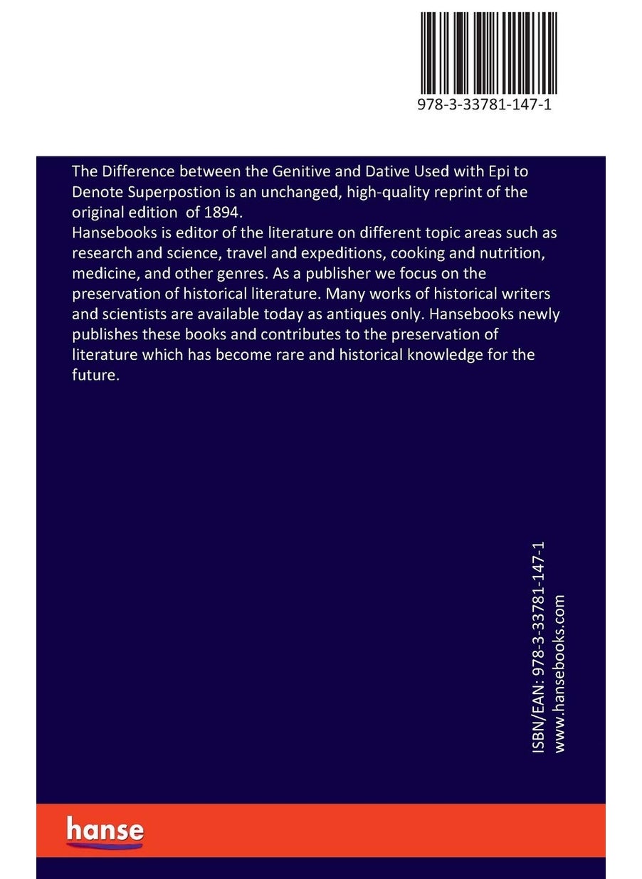 The Difference between the Genitive and Dative Used with Epi to Denote Superpostion  - Image 2
