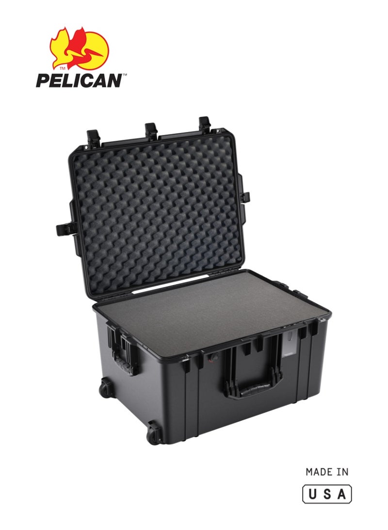 Pelican 1637 Air Wheeled Case with Pick N Pluck™ Foam, Black, IP67 Waterproof Lightweight Hard Case - Image 1