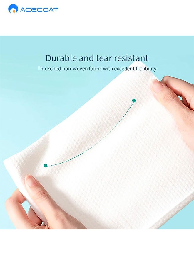 ACECOAT 2-Pack Disposable Bath Towels | Camping Towel I Gym Towel I Haircut Towel 20 PCS, Individually Wrapped, Large 65x 30 (White Individually Wrapped)  - Image 3