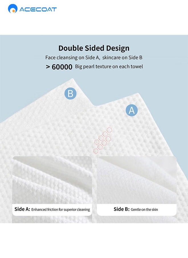 ACECOAT 2-Pack Disposable Bath Towels | Camping Towel I Gym Towel I Haircut Towel 20 PCS, Individually Wrapped, Large 65x 30 (White Individually Wrapped)  - Image 4