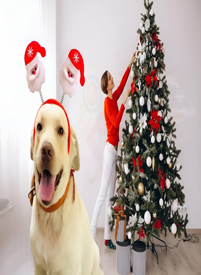 Tickles Christmas Special Santa Headbands/Hair Band Xmas Party Costume Accessories for Kids Boys & Girls, Pack of 3 (Color: Red & White) - Image 3
